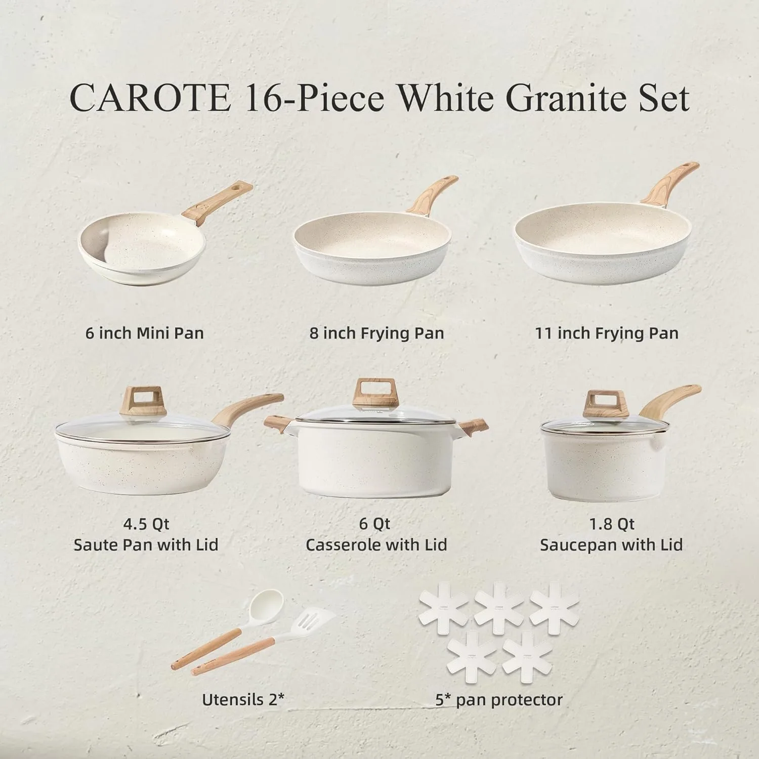 carote nonstick cookware 4