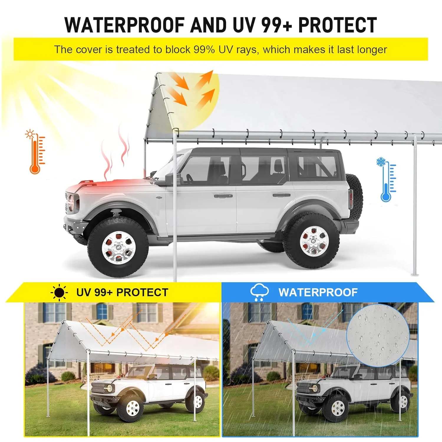 carport replacement canopy cover 5