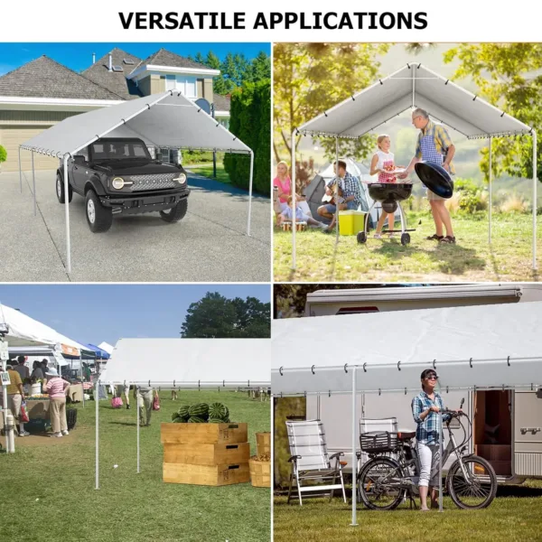 carport replacement canopy cover 7