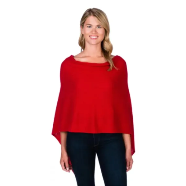 cashmere poncho dress topper 1