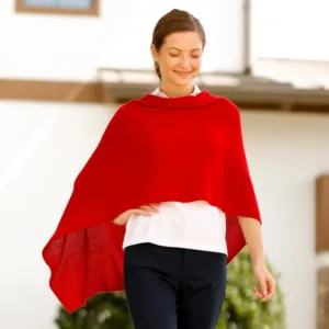 cashmere poncho dress topper 4