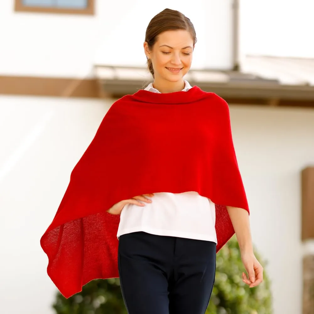 cashmere poncho dress topper 4