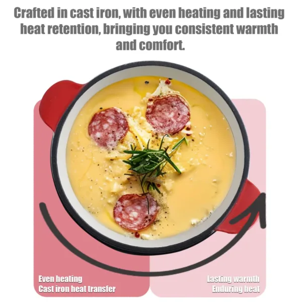 cast iron fondue pot 5