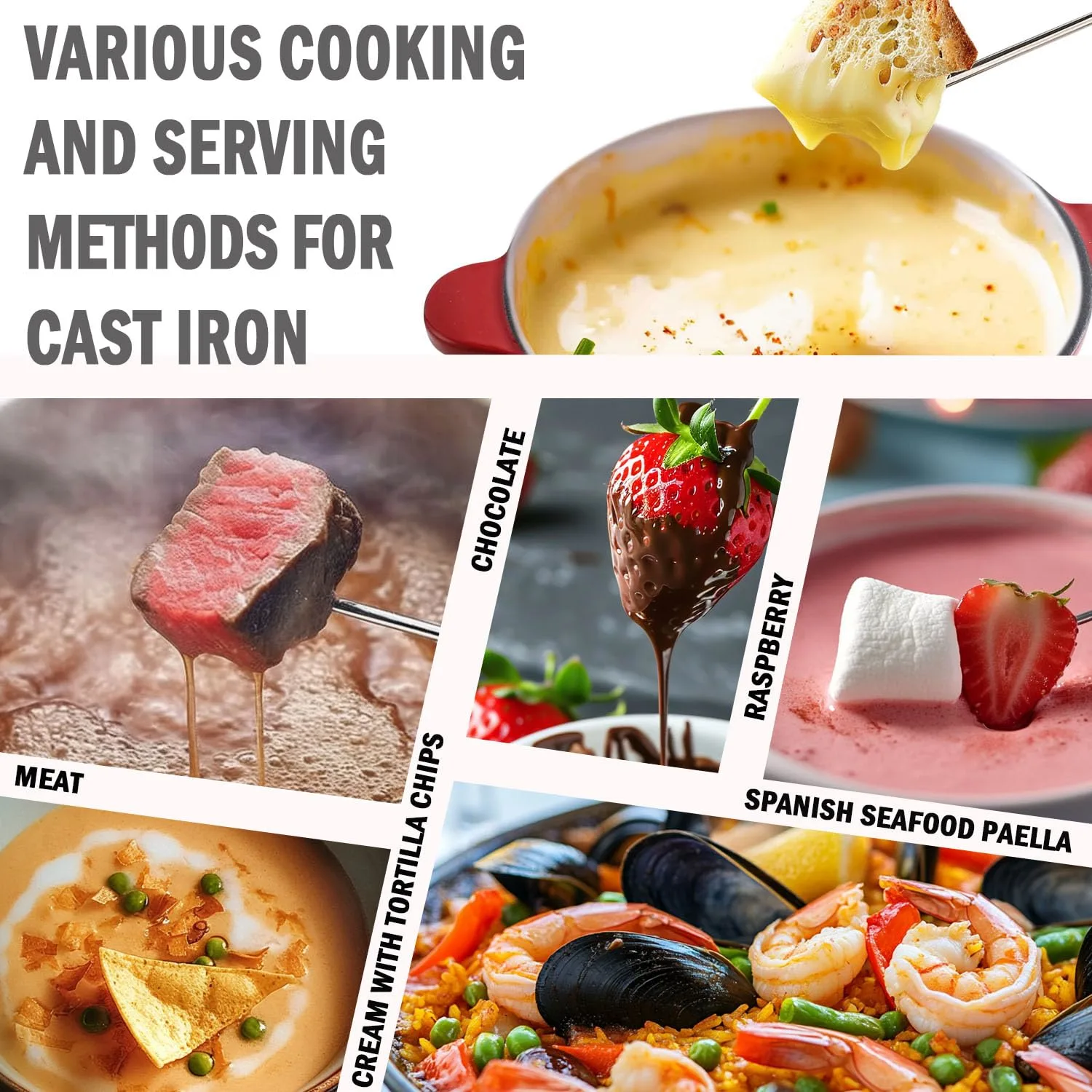 cast iron fondue pot 7