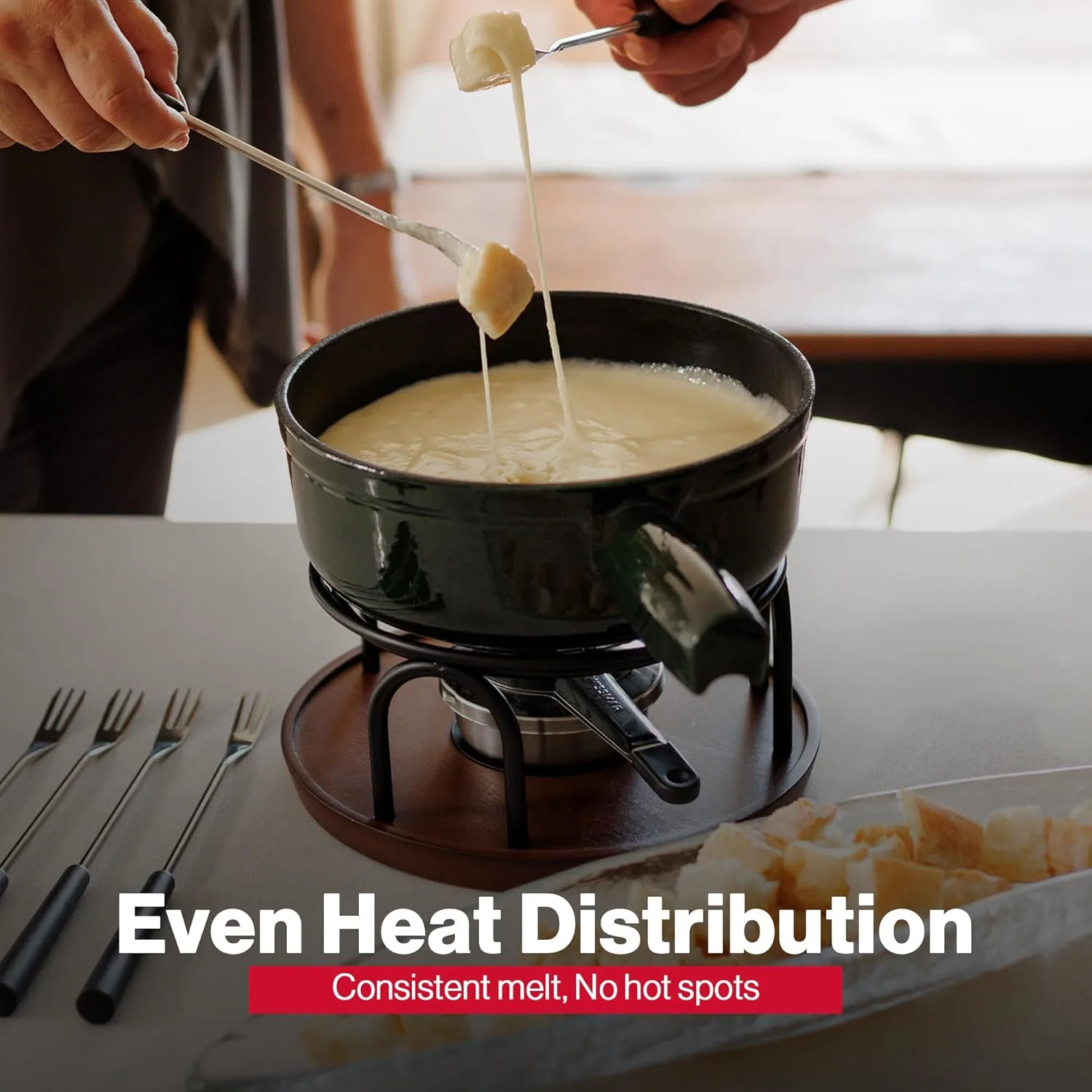 cast iron fondue set 4