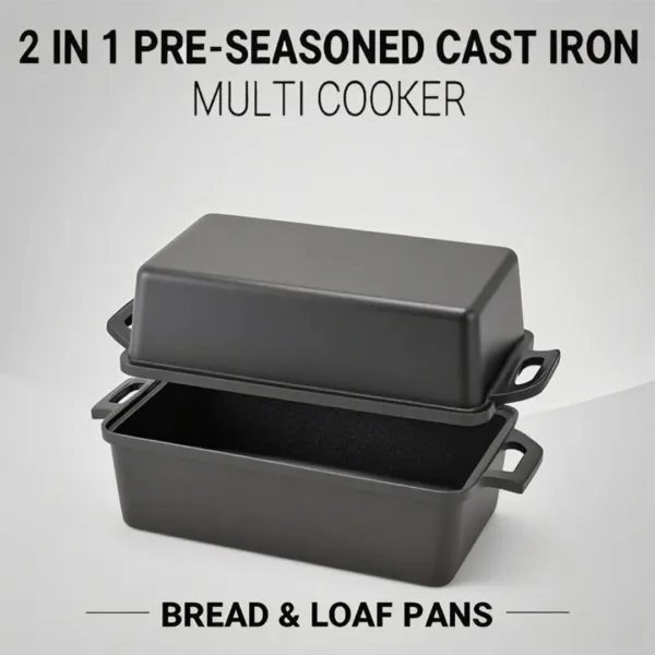cast iron loaf pan 2