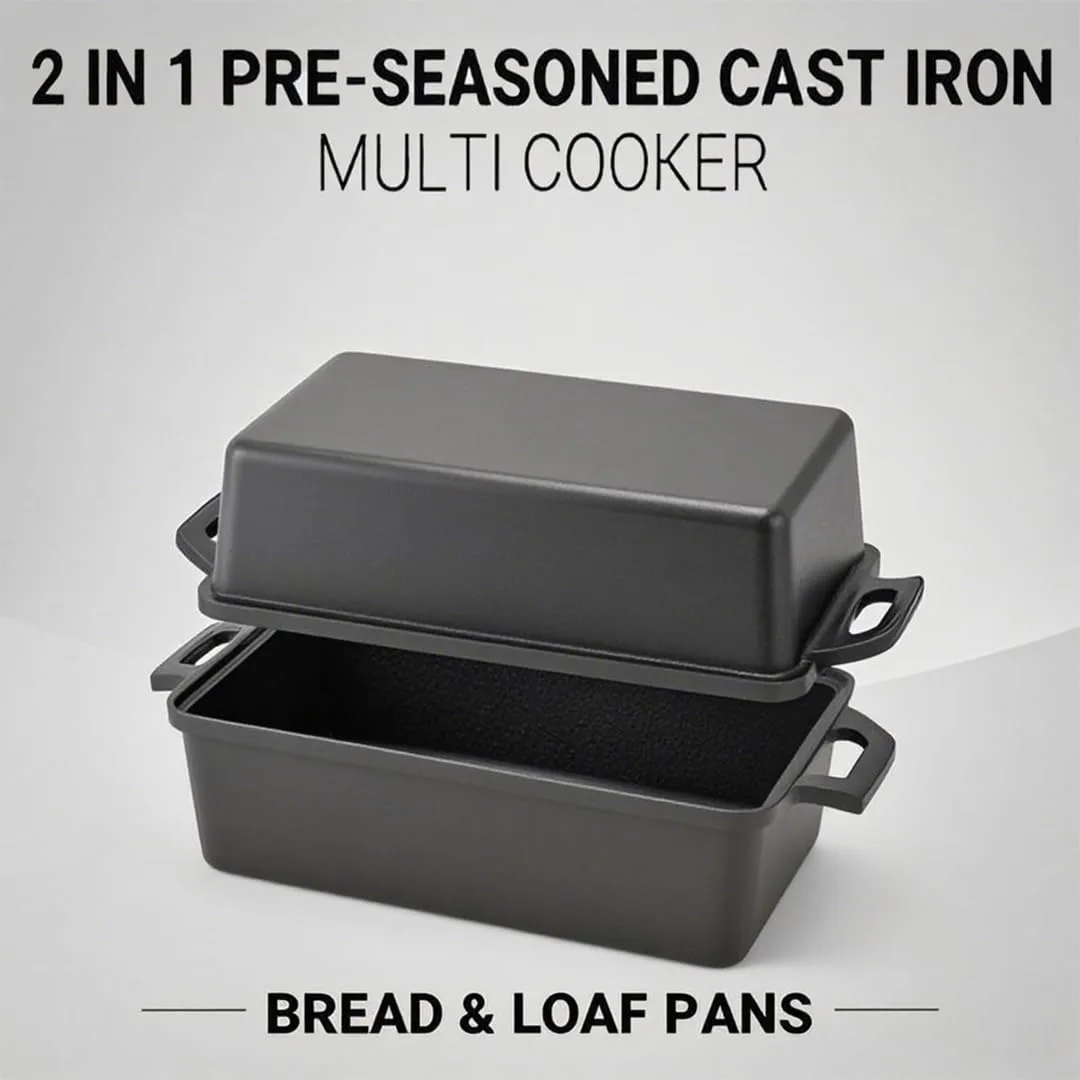 cast iron loaf pan 2