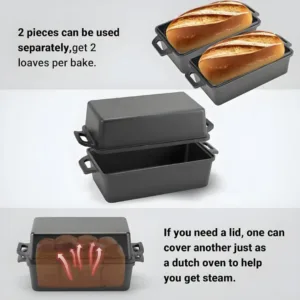 cast iron loaf pan 4