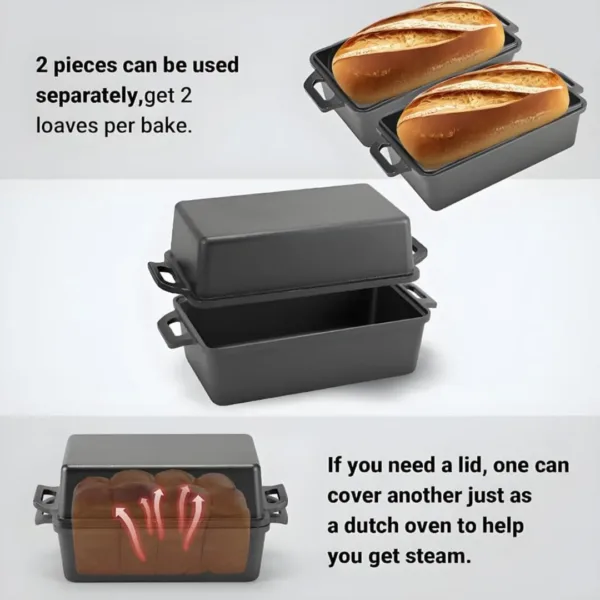 cast iron loaf pan 4