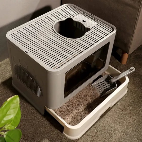 cat litter box foldable 2