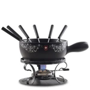 ceramic fondue pot set 1
