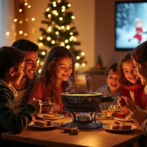 ceramic fondue pot set 2