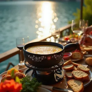 ceramic fondue pot set 3