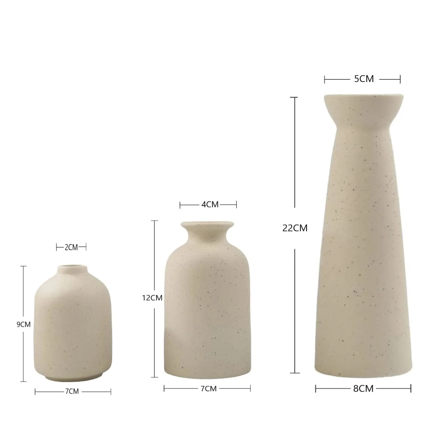 ceramic vase set 7