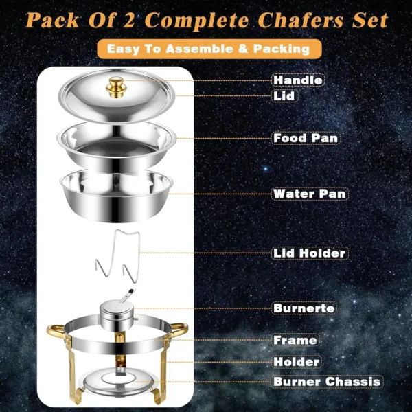 chafing dish buffet set 6