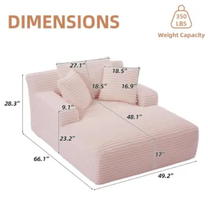 chaise lounge chair oversized 2