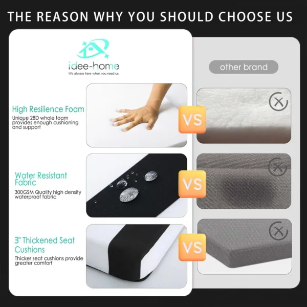 chaise lounge cushion outdoor 3