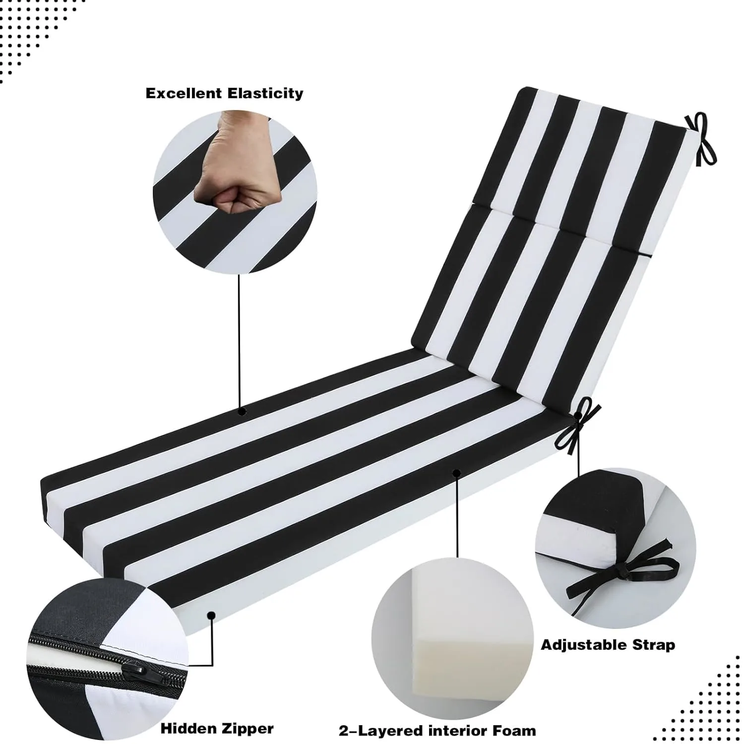 chaise lounge cushion outdoor 7