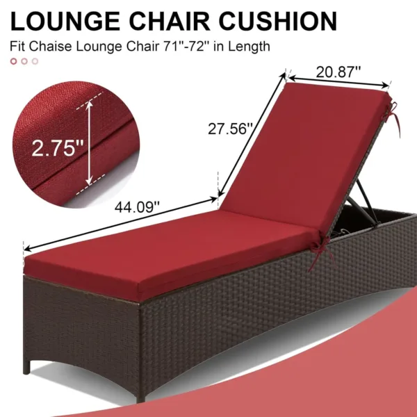 chaise lounge cushions 2