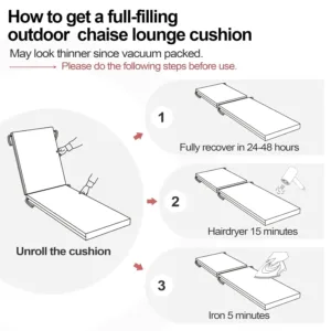 chaise lounge cushions 7