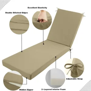 chaise lounge cushions outdoor 7