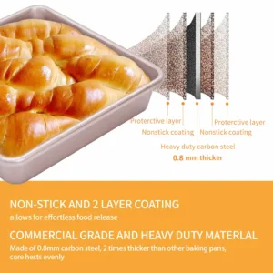 chefmade square cake pan 3
