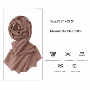 chiffon head scarf 3