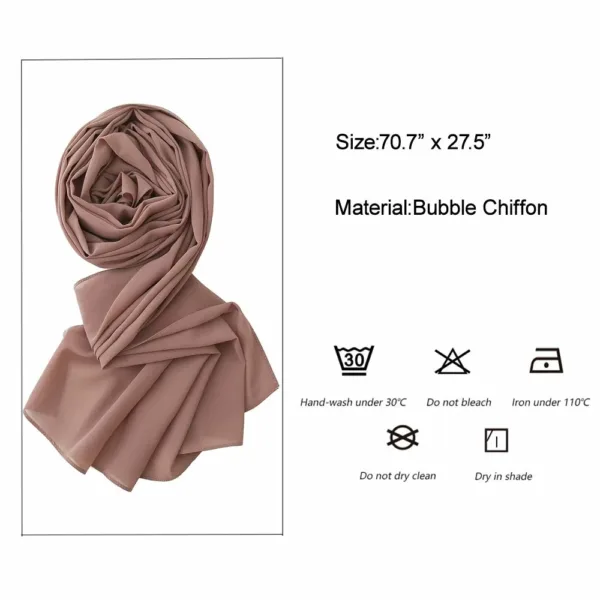 chiffon head scarf 3