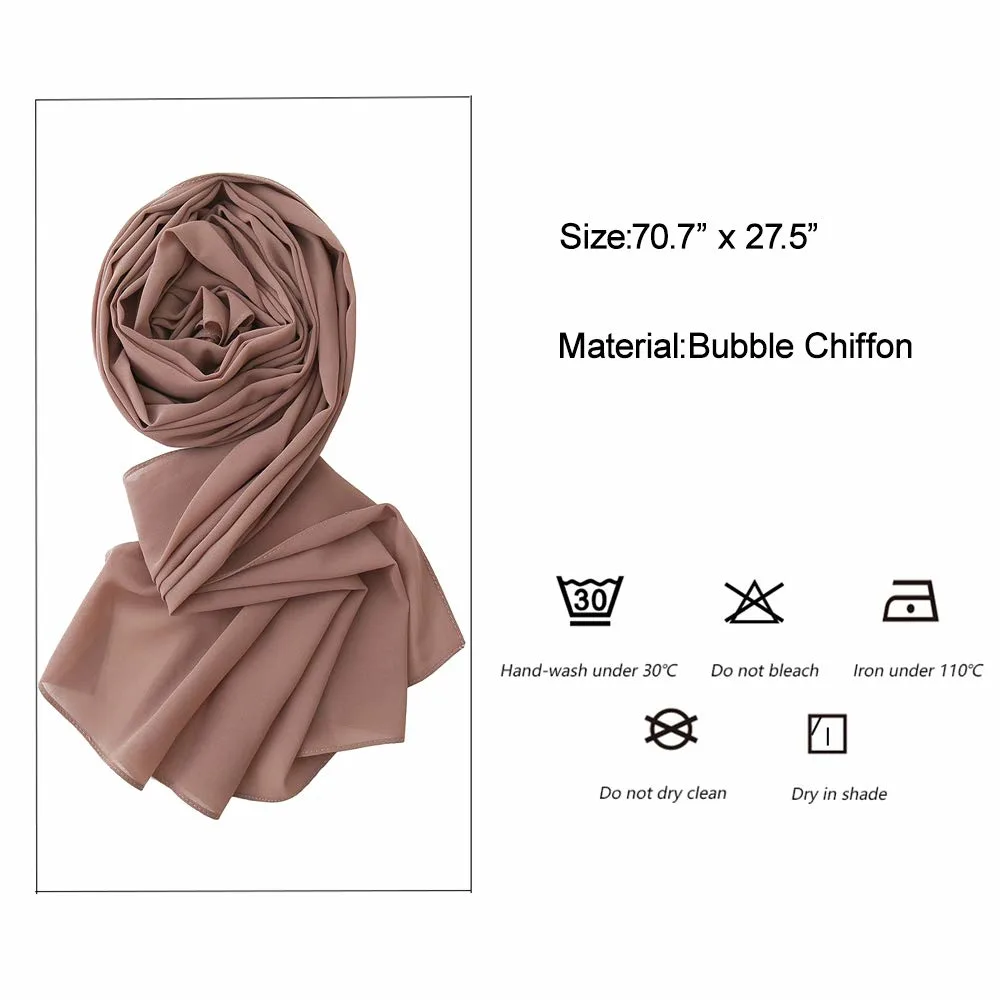 chiffon head scarf 3