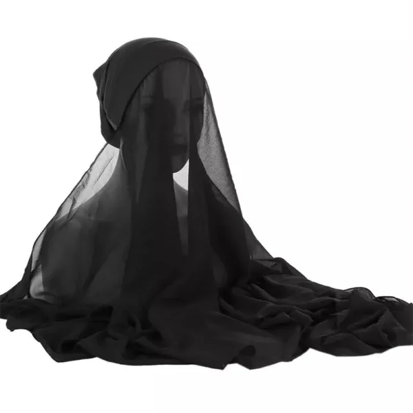 chiffon hijab undercap 3