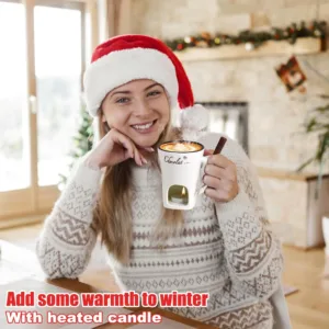 chocolate fondue mug set 4