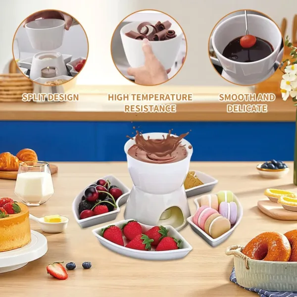 chocolate fondue set 4