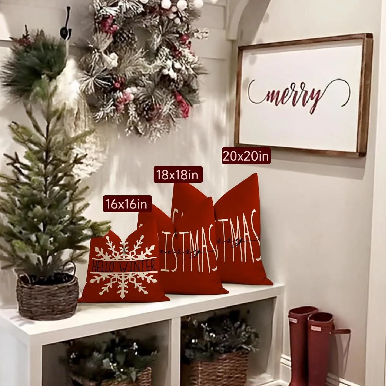 christmas cushion covers 40x40 6