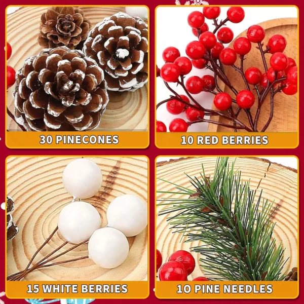 christmas decorations pine cones 4