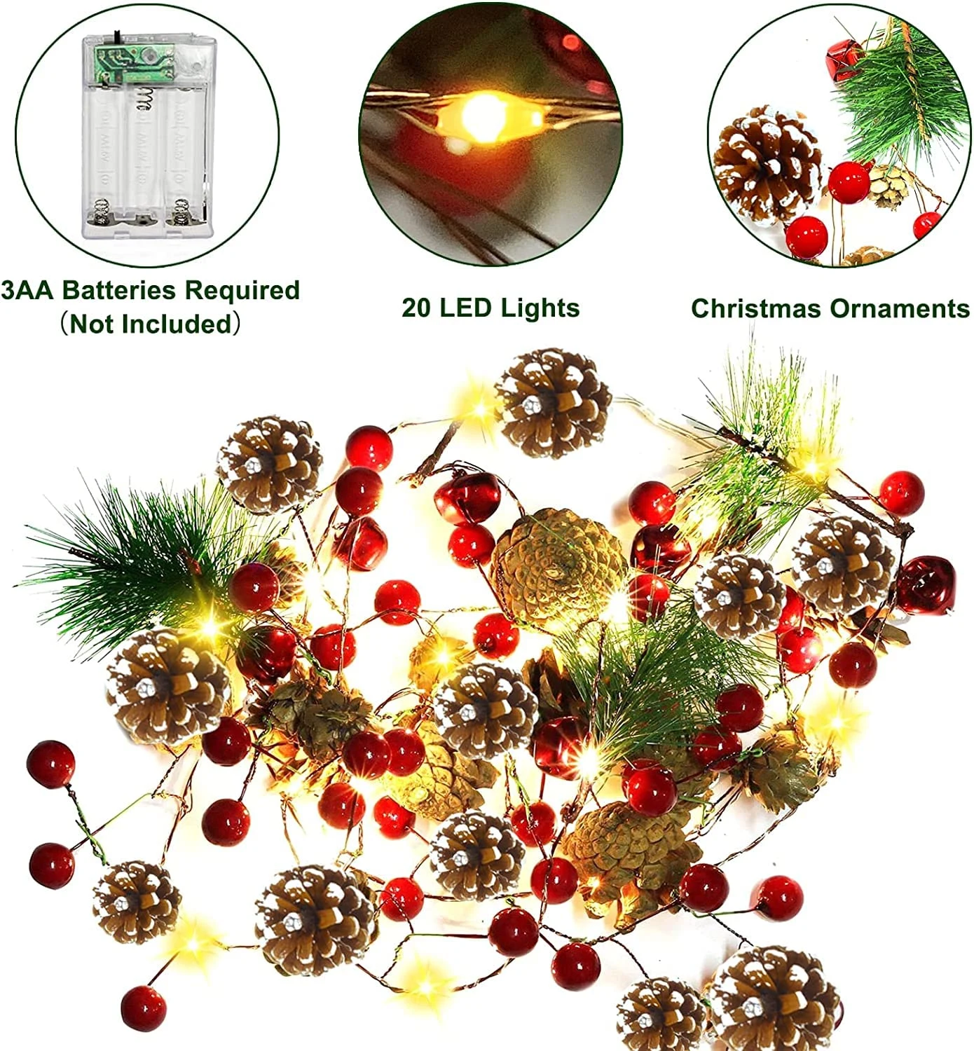 christmas garland lights 3