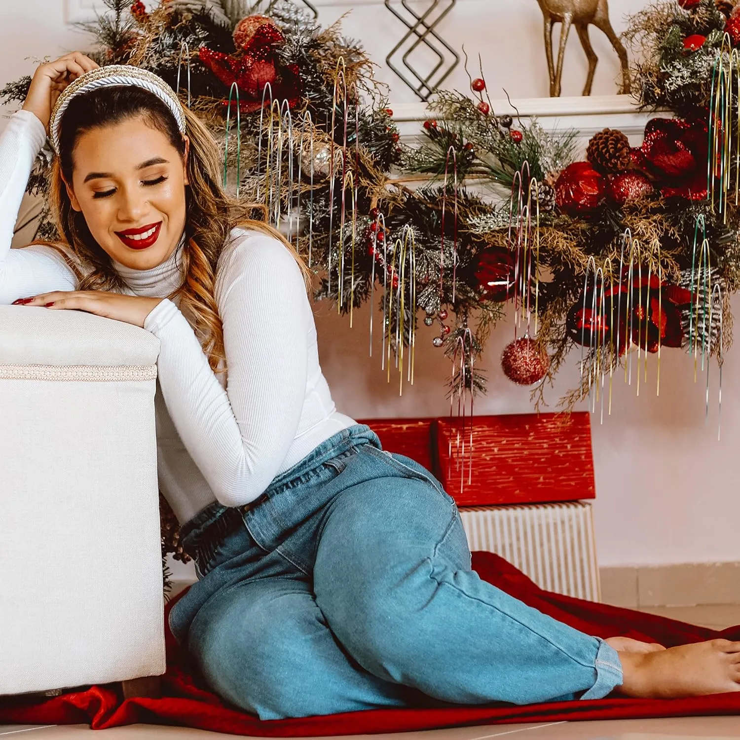 christmas icicles tinsel 6