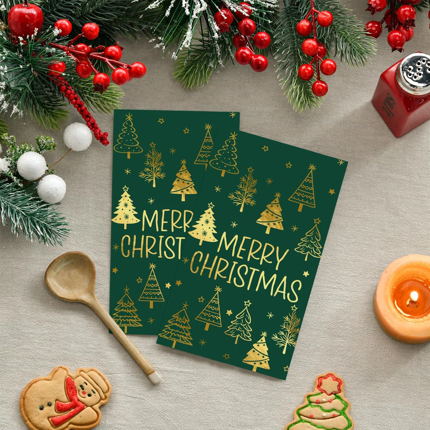 christmas paper napkins 2