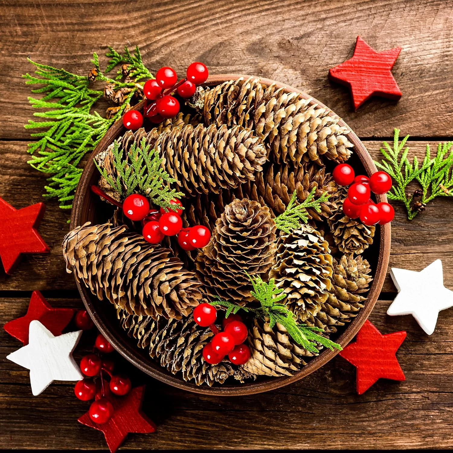 christmas pine cones 5