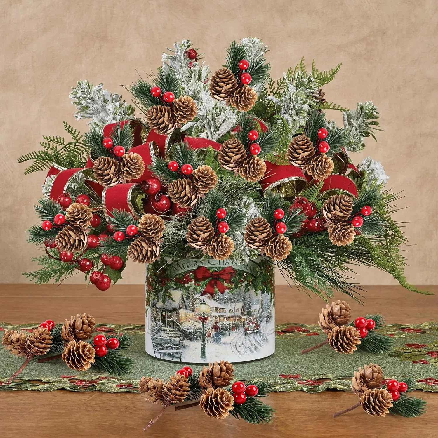 christmas pine picks 7