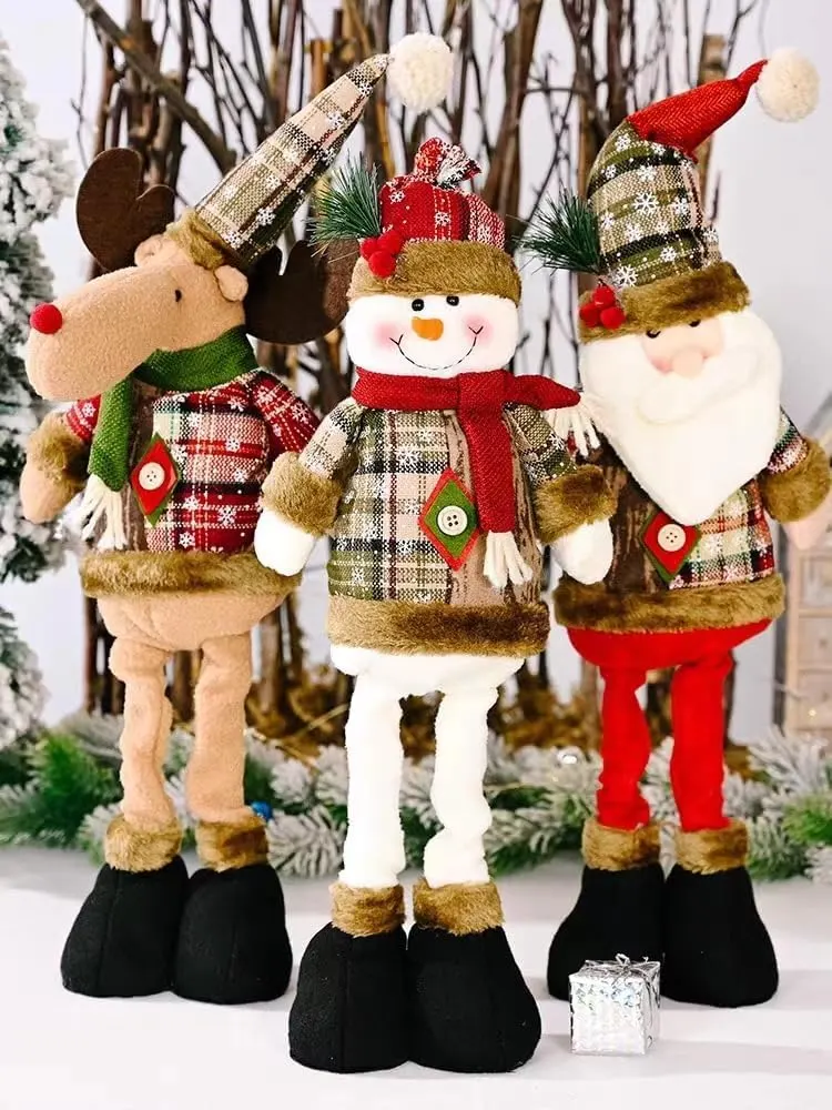 christmas plush doll santa 6