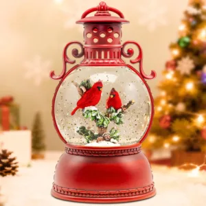christmas snow globe lantern 7