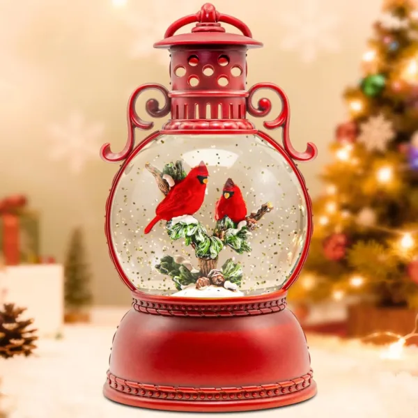 christmas snow globe lantern 7