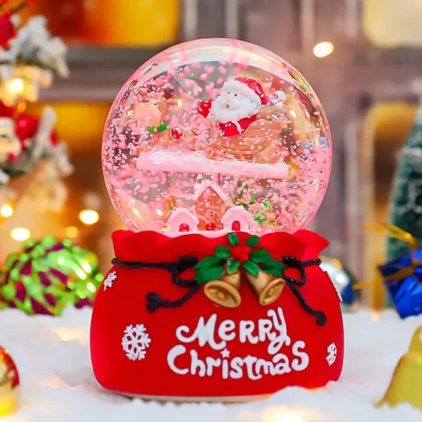 christmas snow globe santa 2