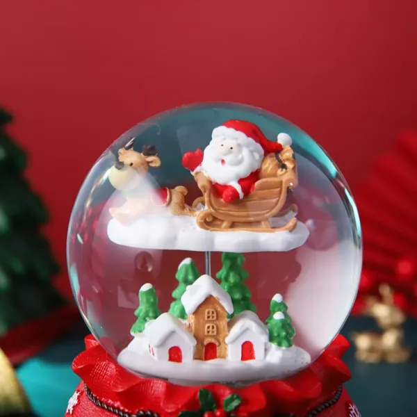 christmas snow globe santa 4