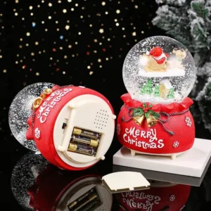 christmas snow globe santa 6