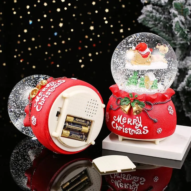 christmas snow globe santa 6