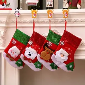 christmas stockings santa 1