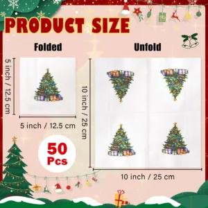 christmas tree napkins 2