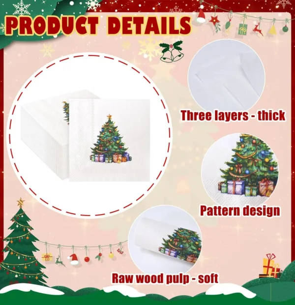 christmas tree napkins 3