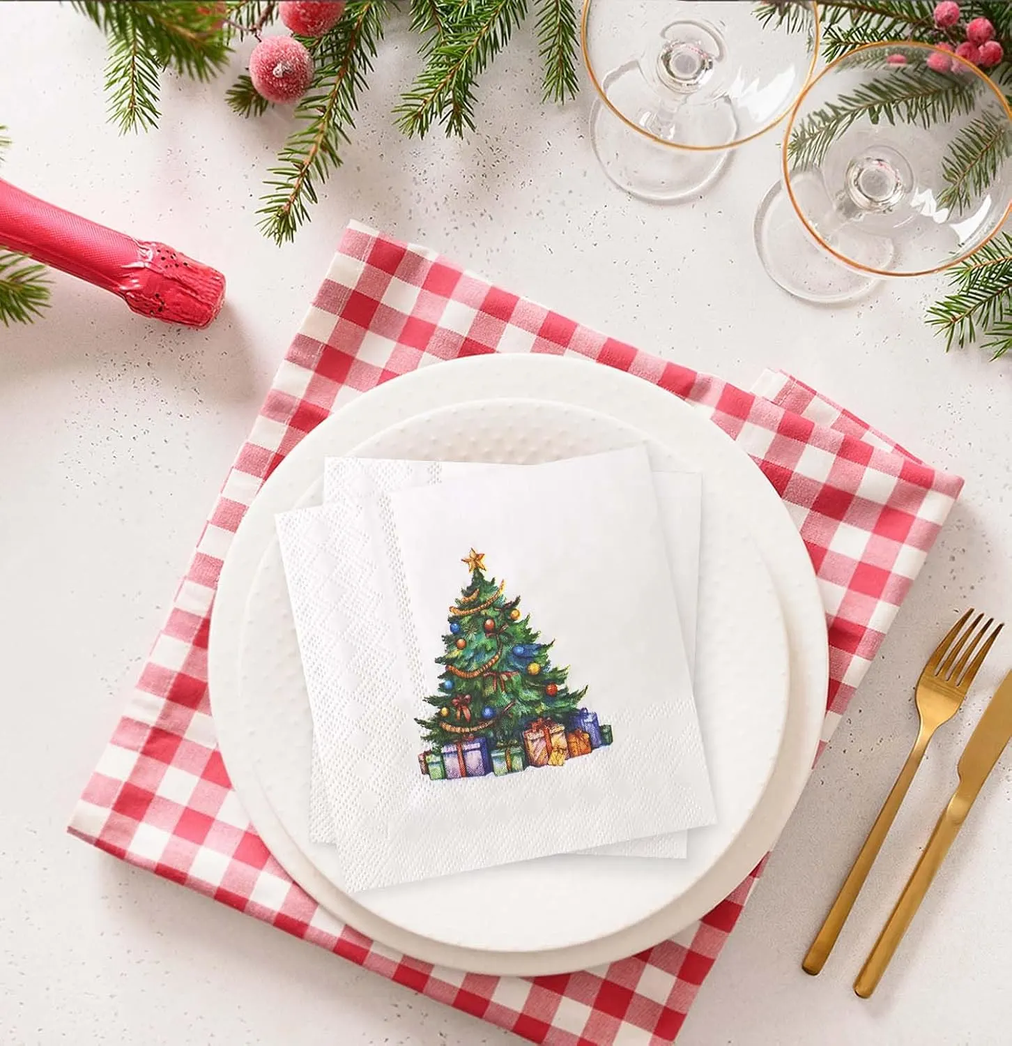 christmas tree napkins 4